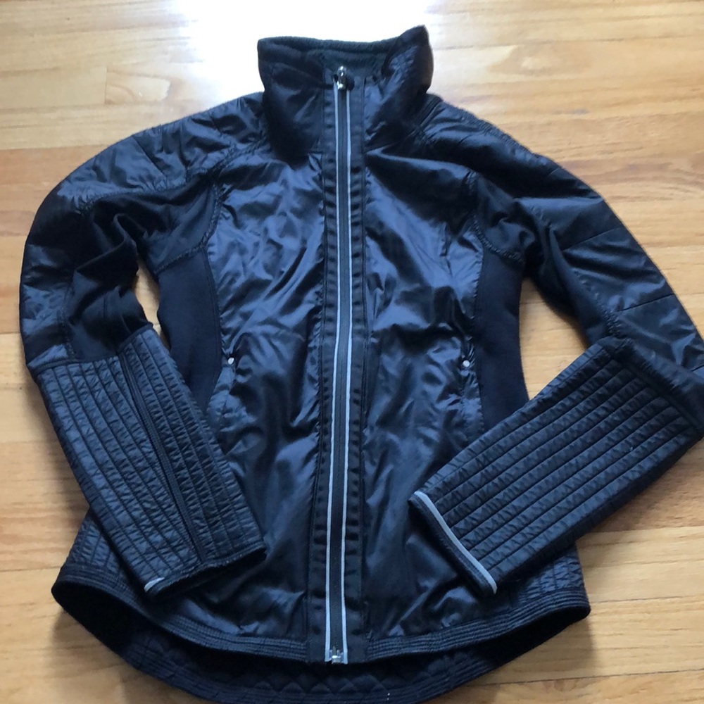 LULULEMON - Black Fleece Lined Running Jacket